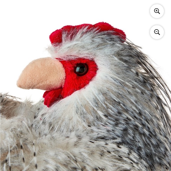 Fluffy Rooster Easter Basket for holiday or decor. Vibrant egg basket - Picture 2 of 8